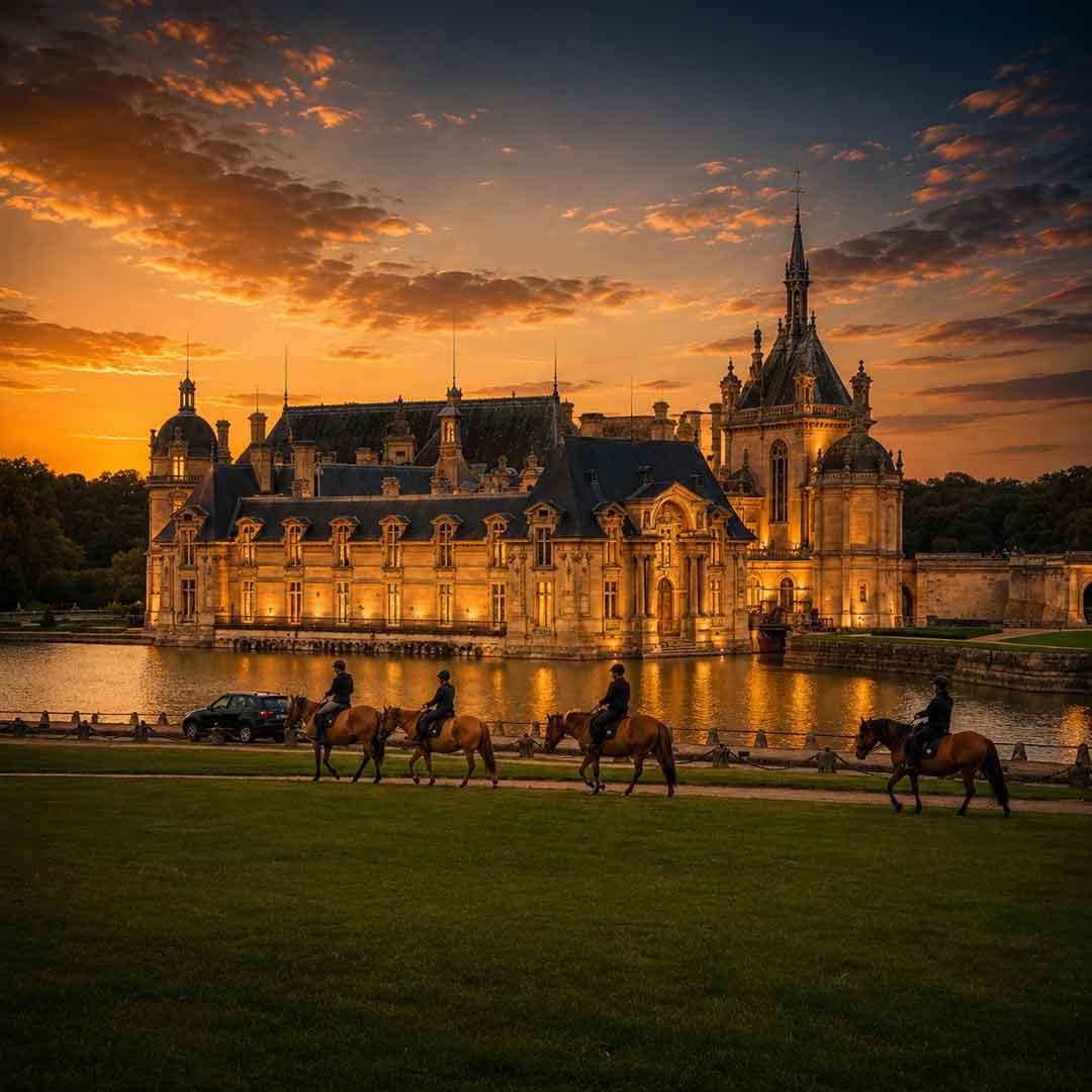 Private transfer from Paris to Chateau de Chantilly