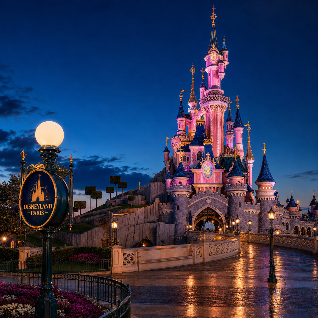 Private family transfer to Disneyland Paris and Disney hotels