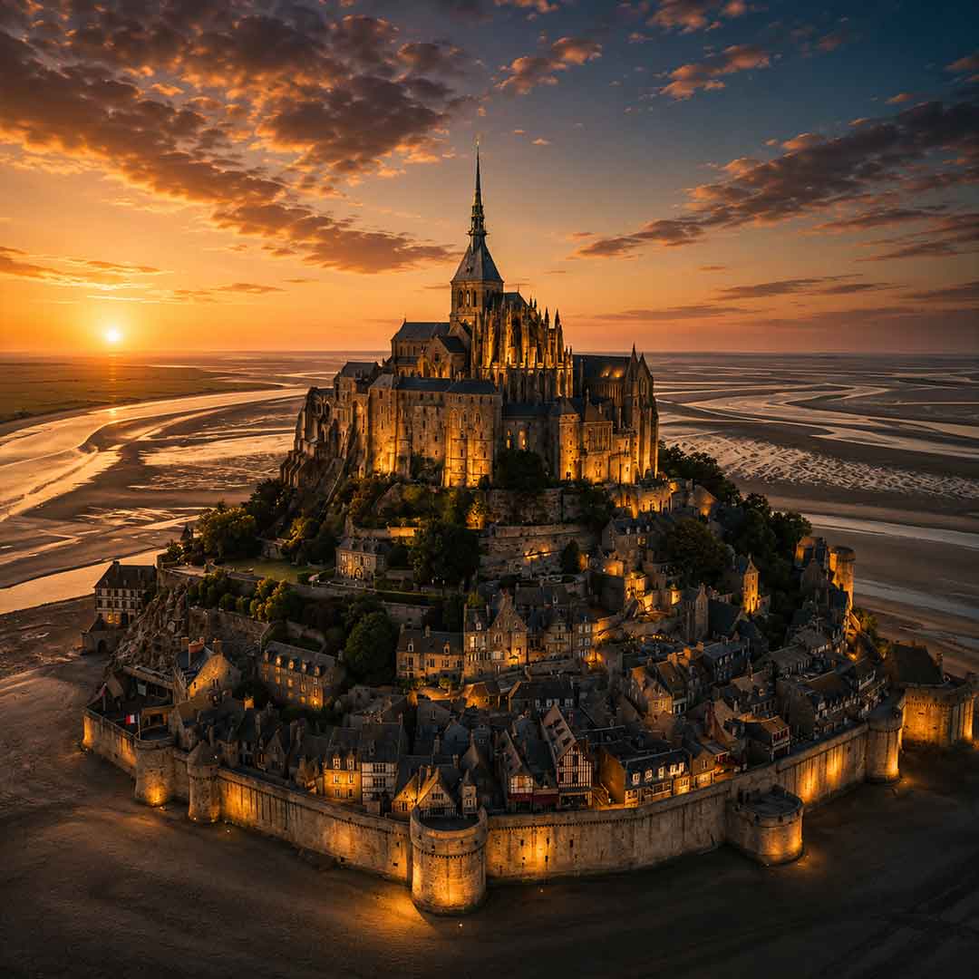 Private full-day transfer from Paris to Mont Saint-Michel