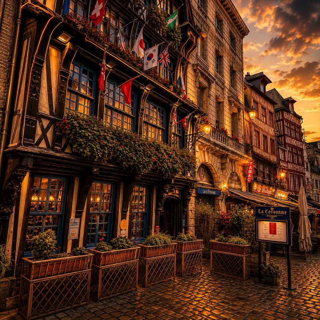 Private chauffeur day trip from Paris to Rouen in Normandy