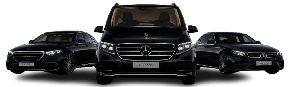 Mercedes vehicles for Paris Airport Transfer and private chauffeur journeys